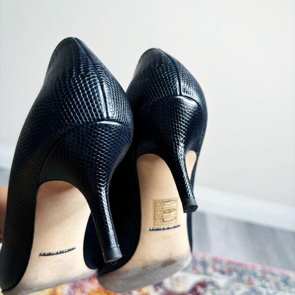 Dolce Gabbana Bellucci Embossed Kitten Heels - Picture 2 of 9